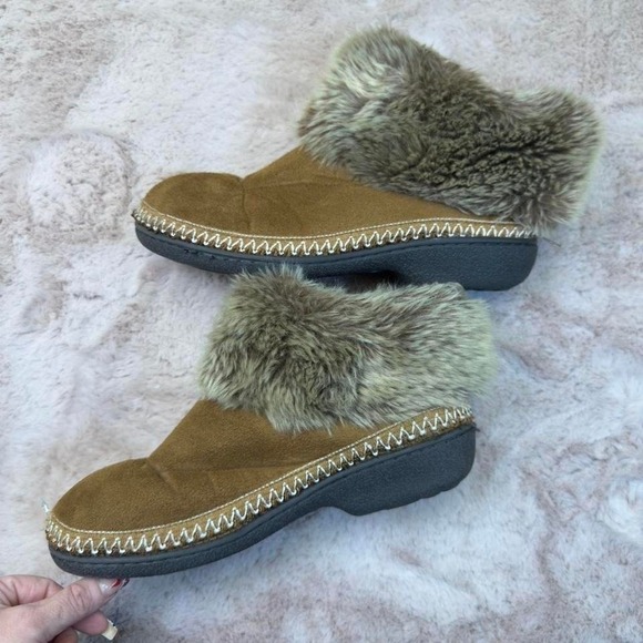 ultra cozy faux fur slipper boots, - Picture 4 of 7